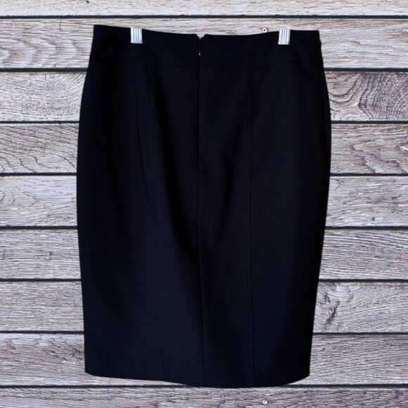 Cache Black Pencil Skirt Knee-Length - Picture 2 of 4